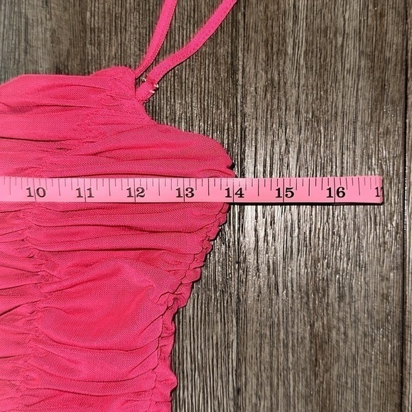 Lulus Here and Wow Hot Pink Ruched Bodycon Mini Dress - Picture 11 of 12